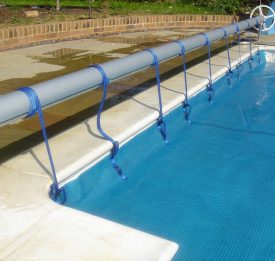 leading edge solar cover with reel system | Blue Cube Pools