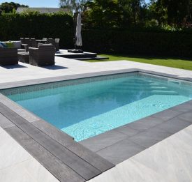 Finished Small new build in-ground pool Northamptonshire | Blue Cube Pools